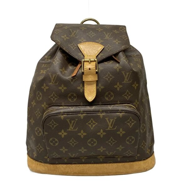 Auth LOUIS VUITTON Montsouris GM Monogram Backpack Monogram Canvas - Picture 1 of 14